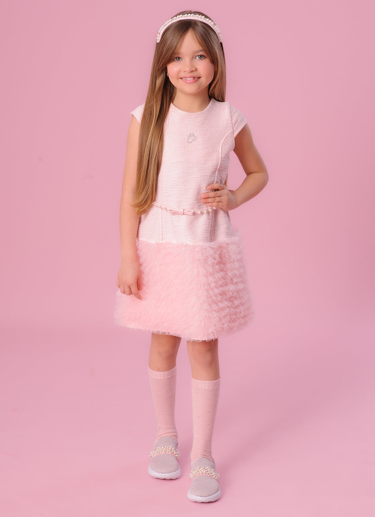 Tênis Knit Pérolas