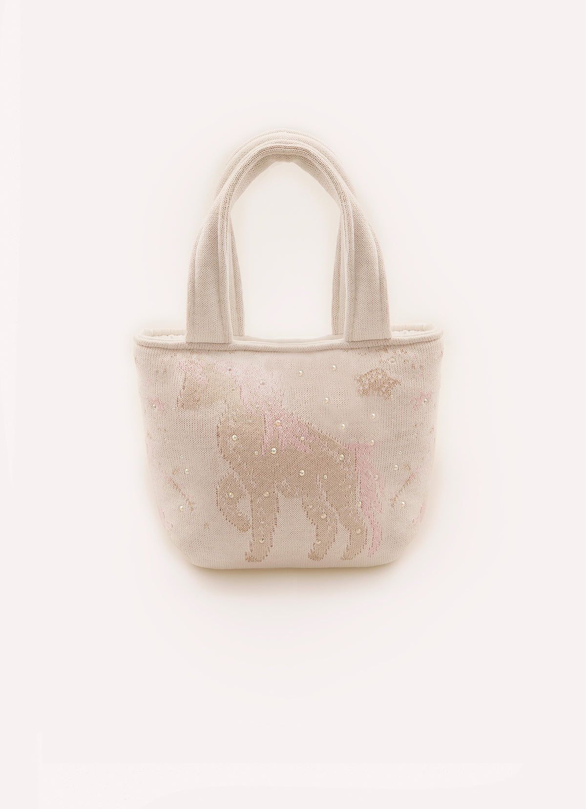 Bolsa Tricot Puffer Fada e Unicórnio