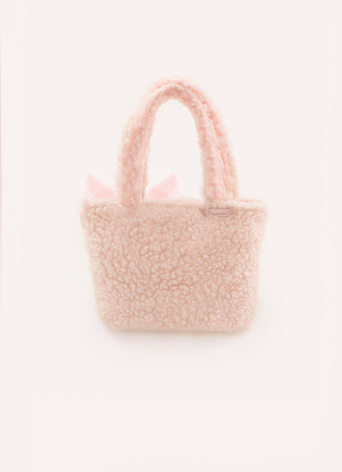 Bolsa Pele Carneirinho Laço Puffer