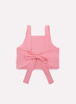 Blusa Cropped Tricoline Frufru