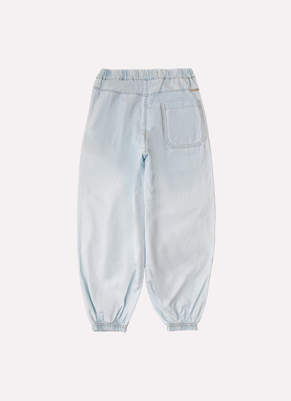 Calça Jeans Fino Guipir Bordado Couture