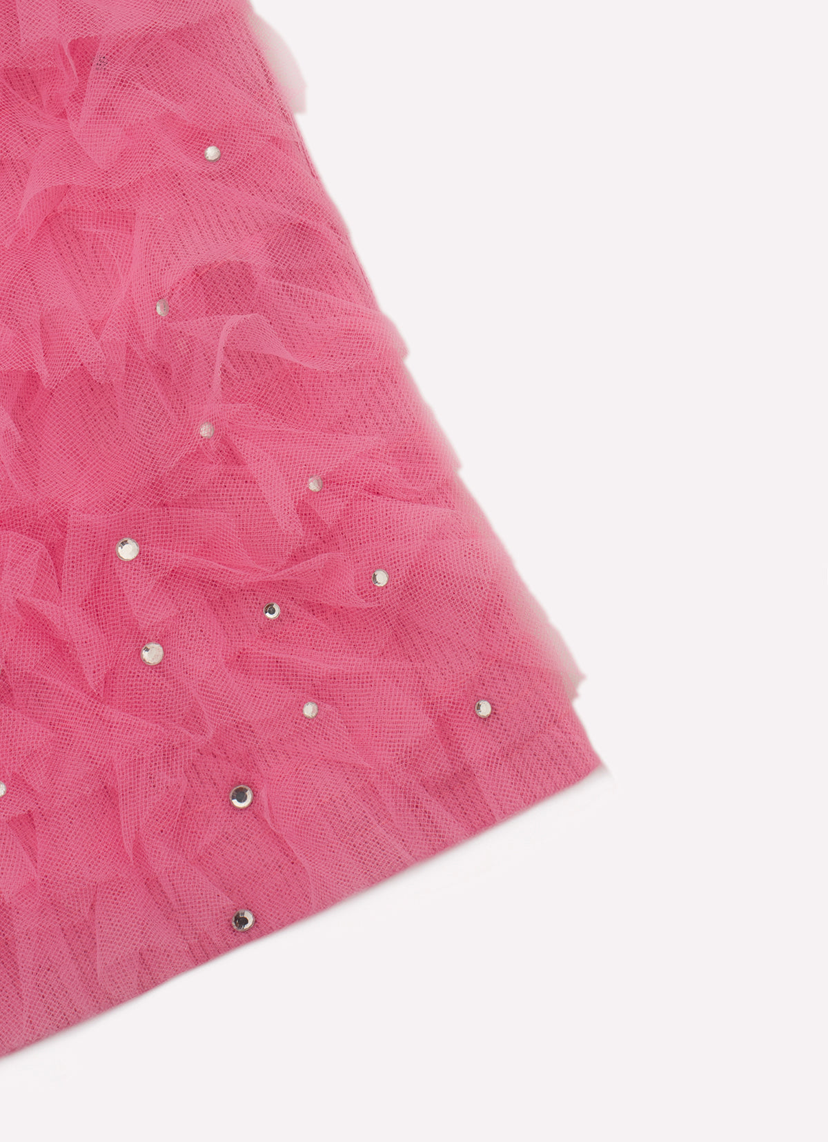 Regata Cropped Ribana Frufru Tule Cristais