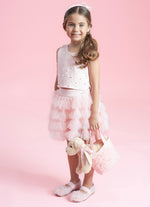 Saia Short Babados Frufru Tule