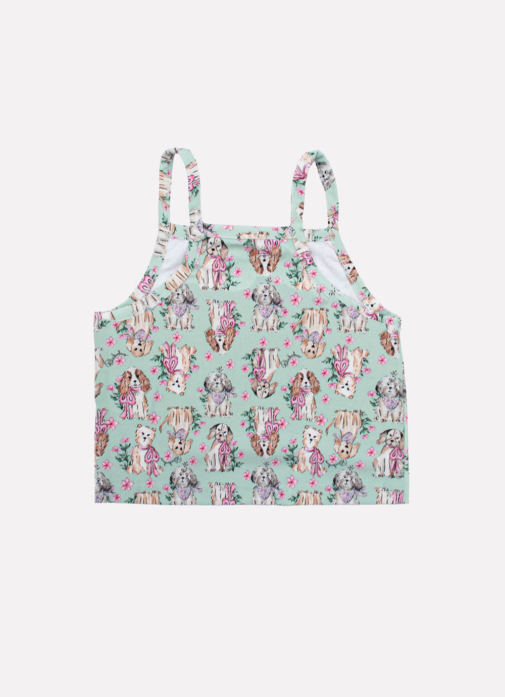 Blusa Cropped Alça Light Estampado Pituchinhus