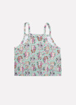 Blusa Cropped Alça Light Estampado Pituchinhus