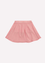 Saia Short Tricot Plissada Pontinhos