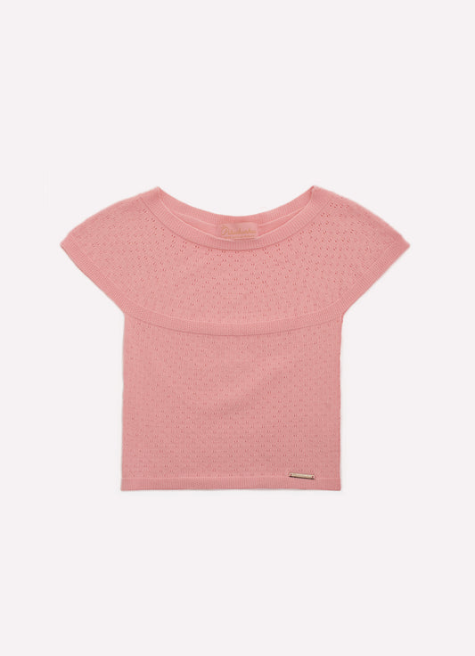 Blusa Tricot Sem Costura Pontinhos
