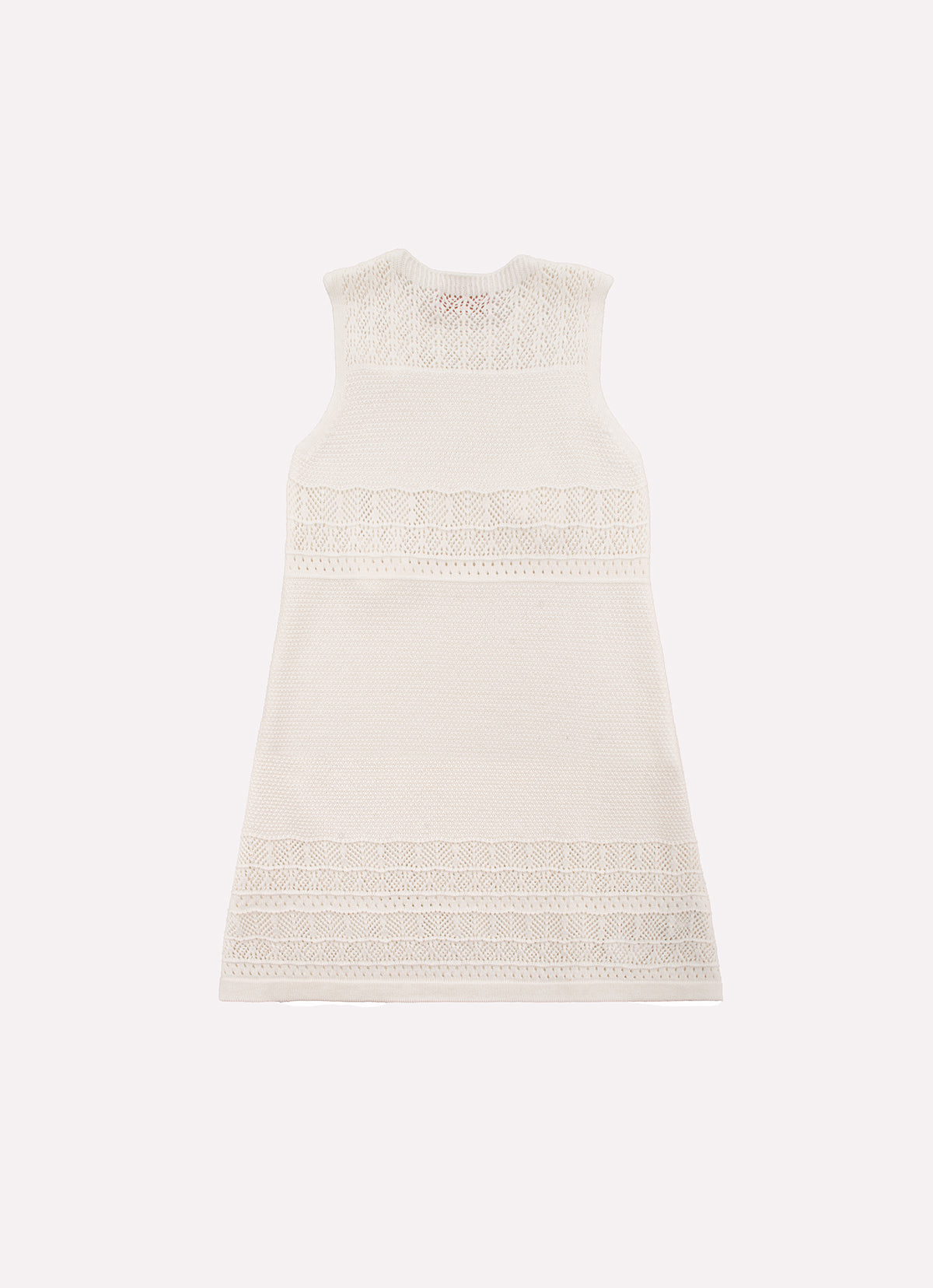Vestido Tricot Rendado Guipir Bordado Couture