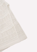 Vestido Longo Tricot Rendado Guipir Bordado Couture