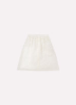 Saia Short Midi Frufru Tule Cristais Couture