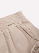 Short Algodão Maxi Flores Lateral Bordados Couture