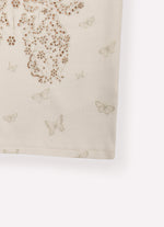 Blusa Alça Ribana Borboleta Cristal Couture