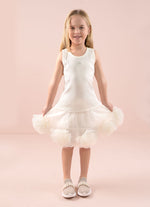 Saia Short Flores Tule Barra