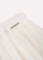 Saia Short Flores Tule Barra