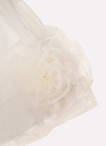 Saia Short Flores Tule Barra