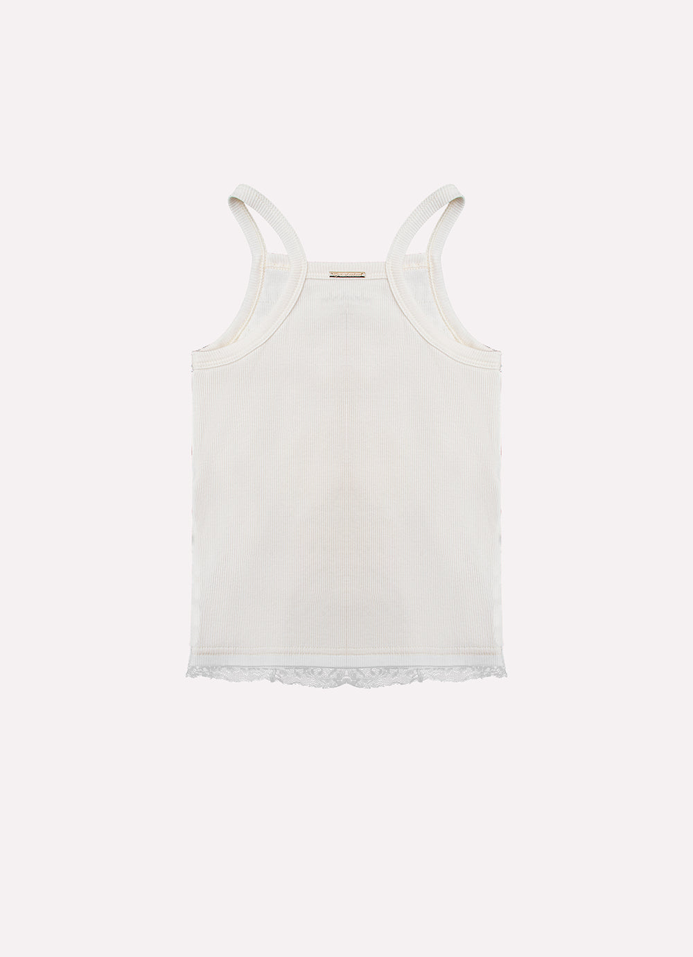 Blusa Alça Ribana Babados Renda e Tule Bordado Couture