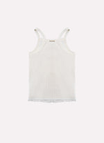 Blusa Alça Ribana Babados Renda e Tule Bordado Couture