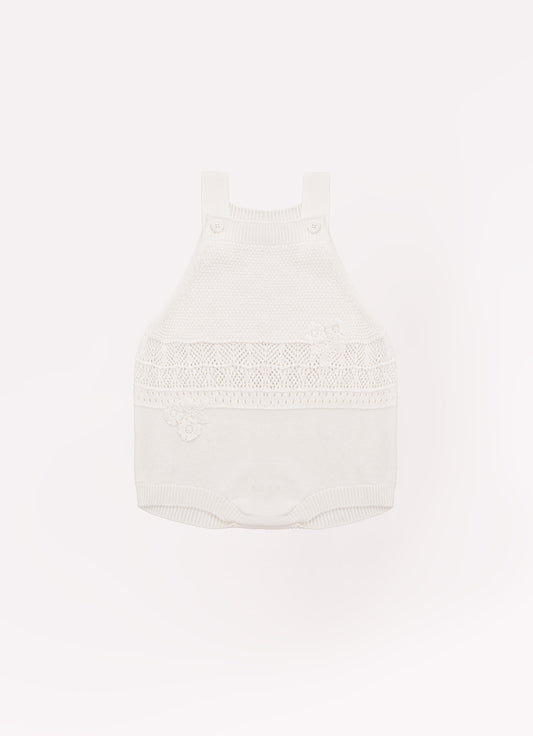 Macacão Tricot Rendado Gripir Pmini