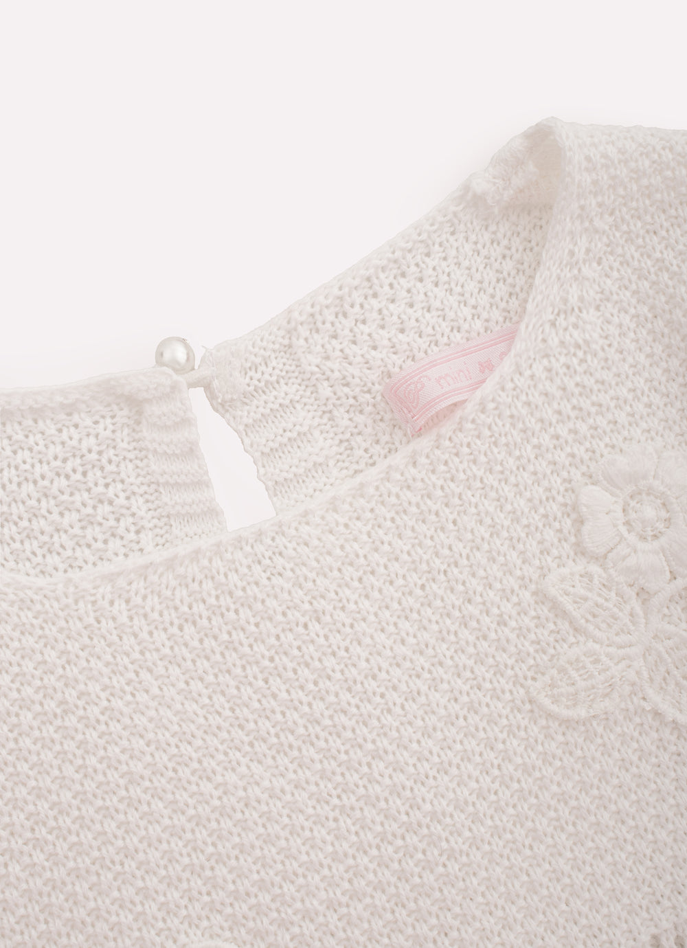 Vestido Tricot Rendado Babados Tule Gripir