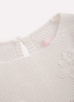 Vestido Tricot Rendado Babados Tule Gripir