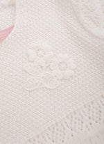Vestido Tricot Rendado Babados Tule Gripir