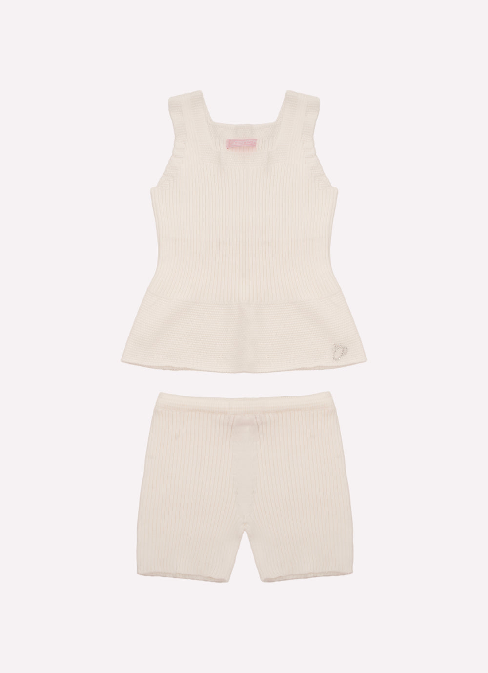 Conjunto Tricot Sem Costura Canelado Pmini