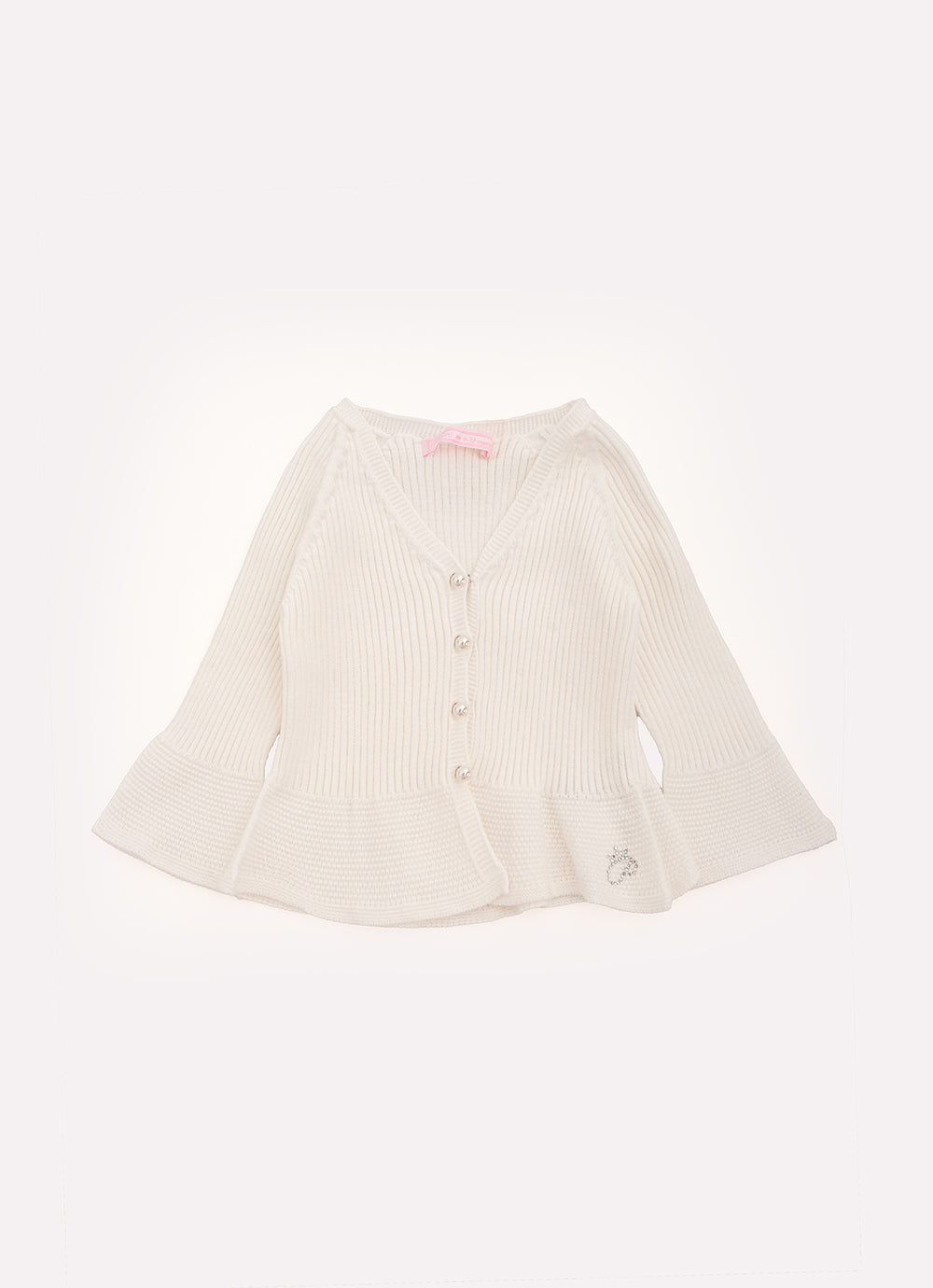 Casaqueto Tricot Canelado Sem Costura Pmini