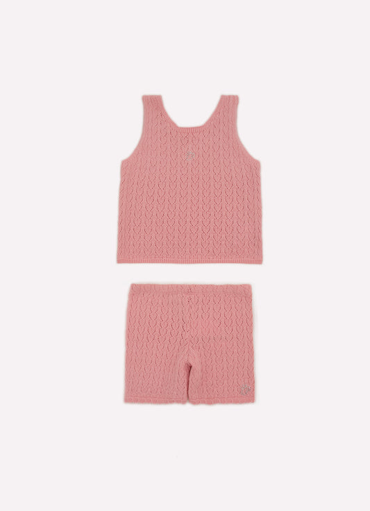 Conjunto Tricot Pontinhos Pmini