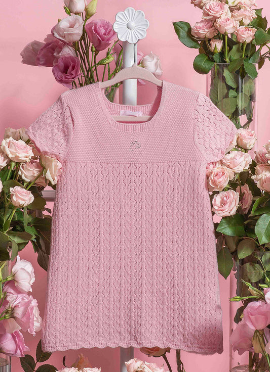 Vestido Tricot Pontinhos P Cristal
