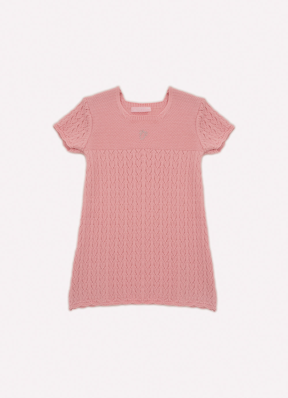 Vestido Tricot Pontinhos P Cristal