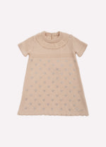 Vestido Tricot Mini Corações Cristal