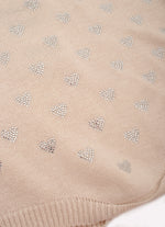 Macacão Tricot Mini Corações Cristal