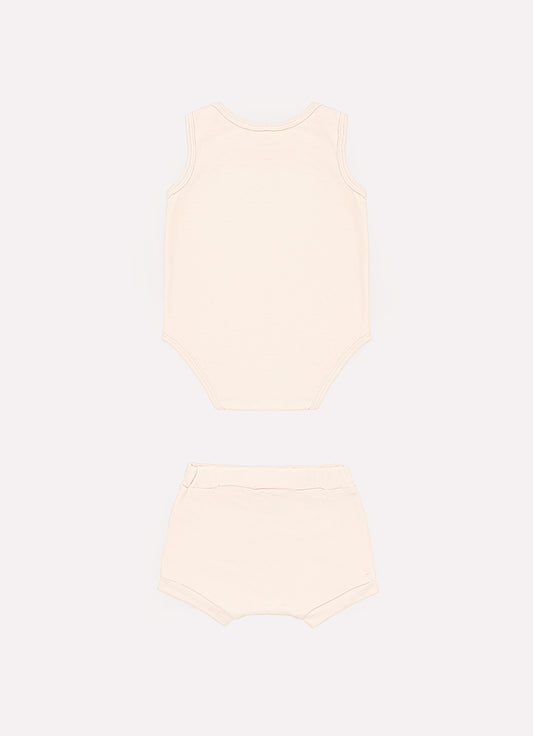 Conjunto Body e Short Cotton Pima Cristais