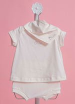 Conjunto Blusa Short e Babeiro Cotton Pima Pmini