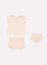 Conjunto Blusa Short e Babeiro Cotton Pima Pmini