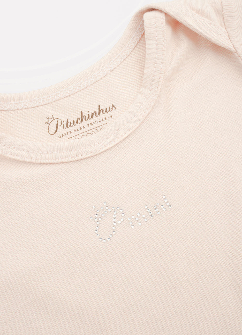 Conjunto Blusa Short e Babeiro Cotton Pima Pmini