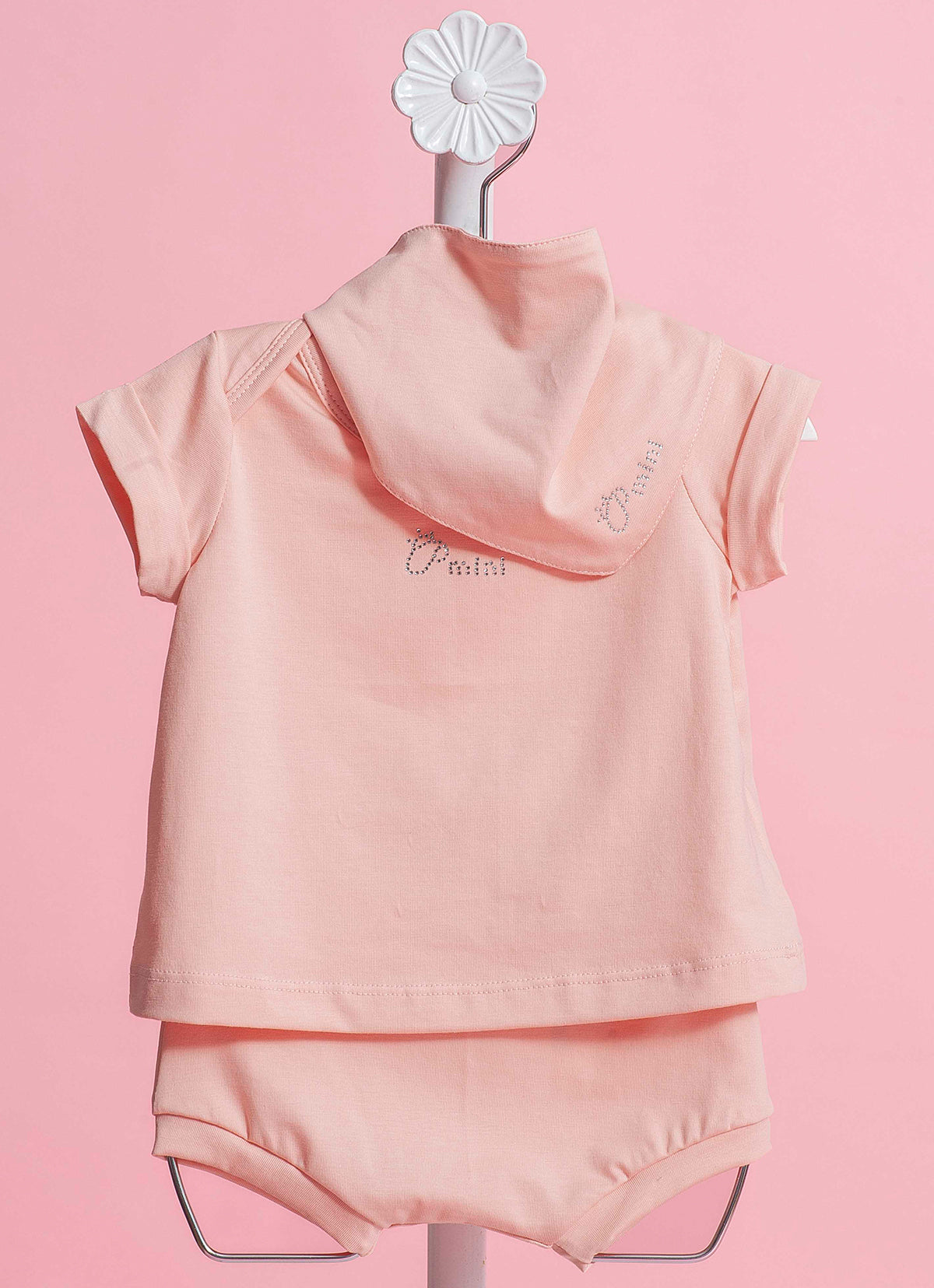 Conjunto Blusa Short e Babeiro Cotton Pima Pmini