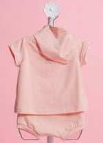 Conjunto Blusa Short e Babeiro Cotton Pima Pmini