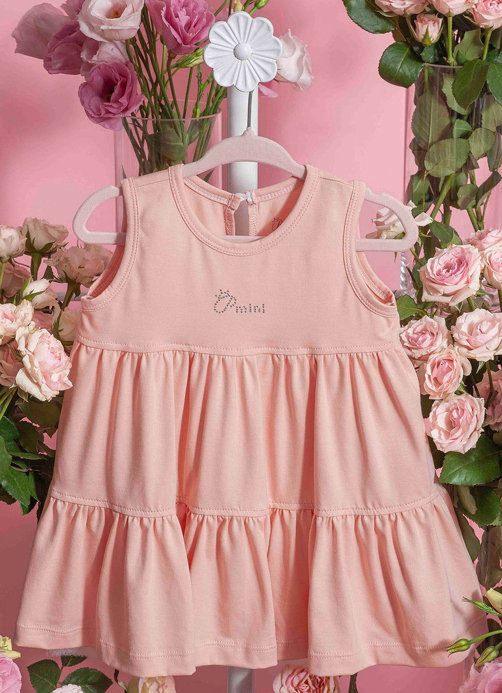 Vestido Cotton Pima Babados Com Calcinha