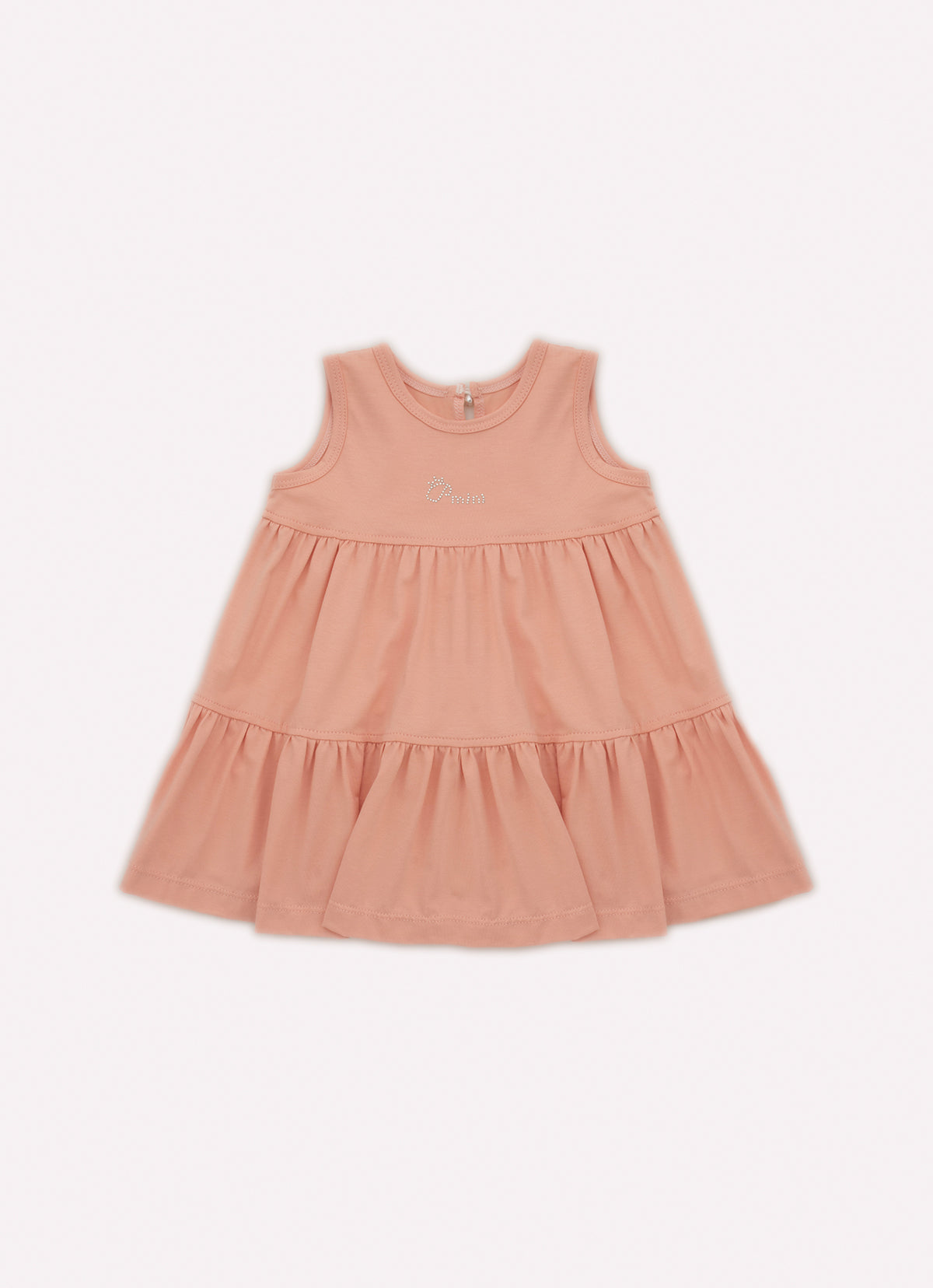 Vestido Cotton Pima Babados Com Calcinha