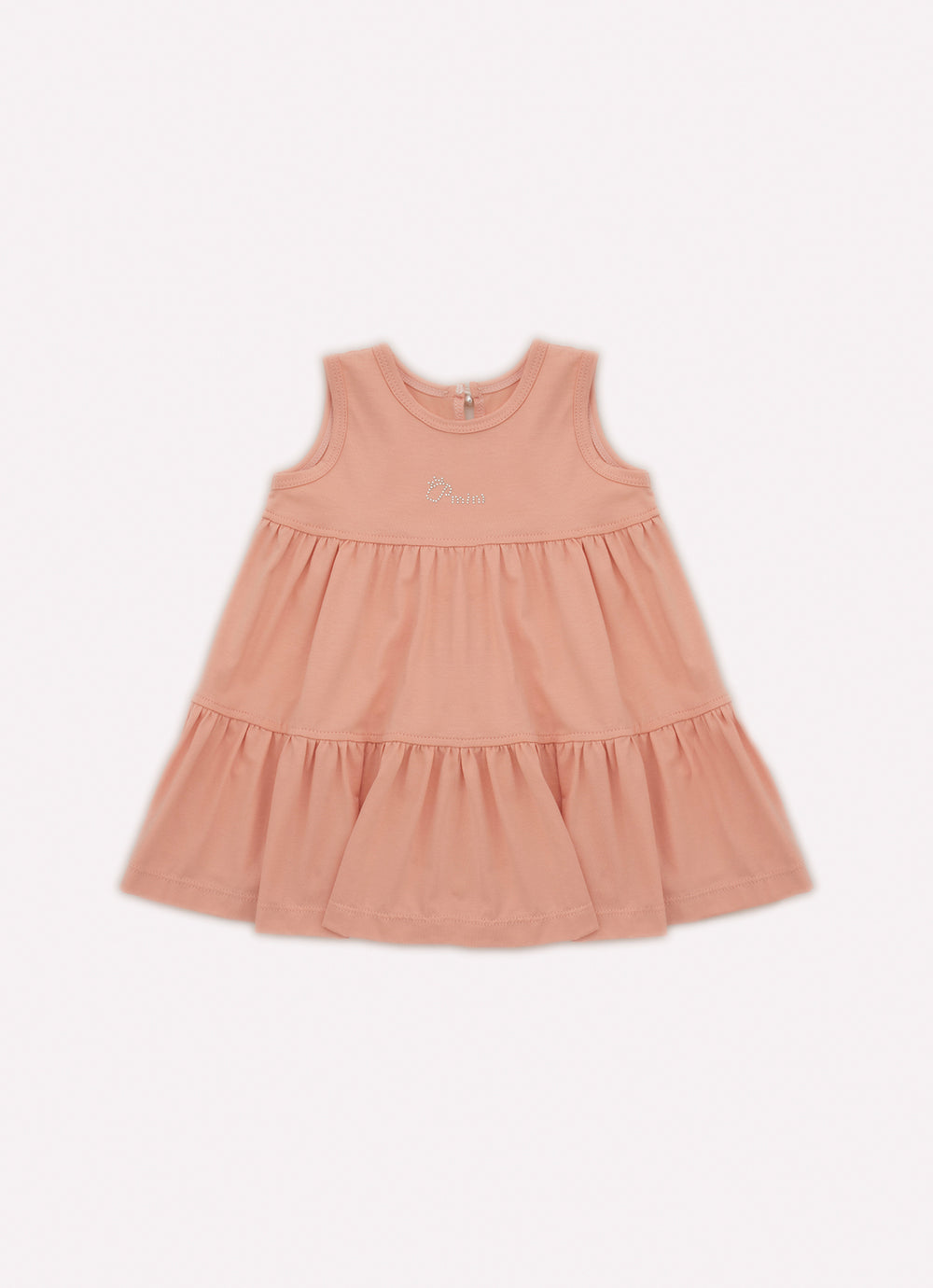 Vestido Cotton Pima Babados Com Calcinha