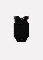 Body Ribana Gola Tule Cristais Pmini