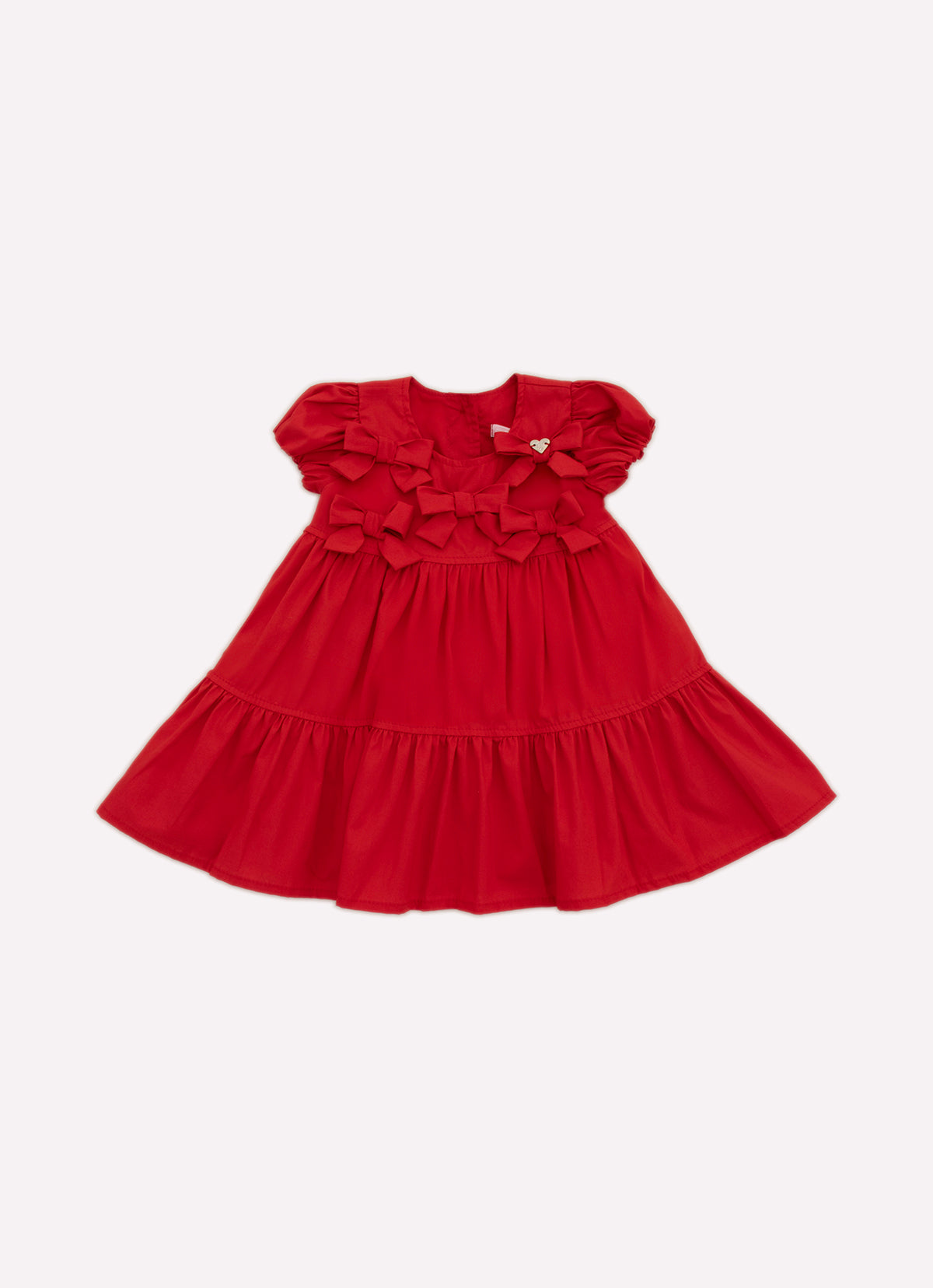 Vestido Tricoline Multi Laços Com Calcinha