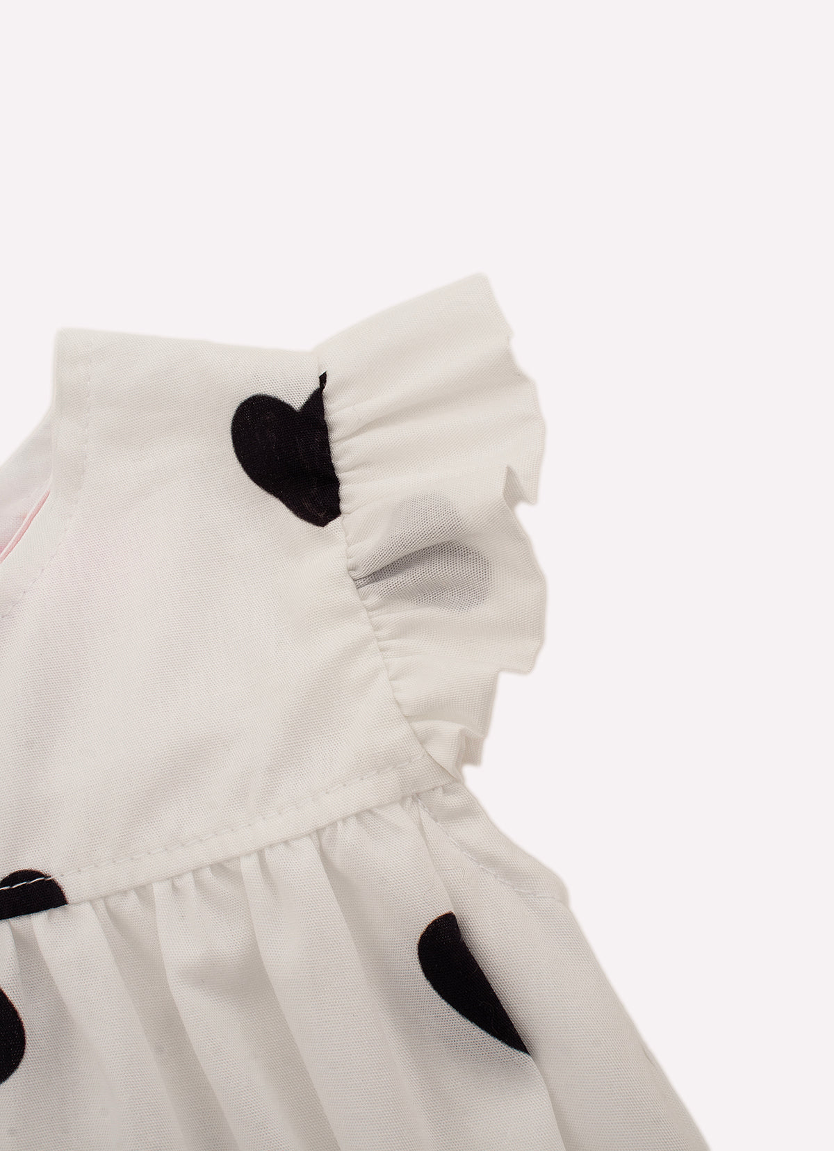 Conjunto Blusa Algodão Corações Bermuda Light Corações
