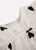 Conjunto Blusa Algodão Corações Bermuda Light Corações