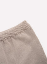 Conjunto Tricot Blusa Listrada e Calça Cachorrinho Costas
