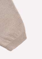 Conjunto Tricot Blusa Listrada e Calça Cachorrinho Costas