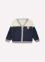 Casaco Tricot Bicolor For Boys