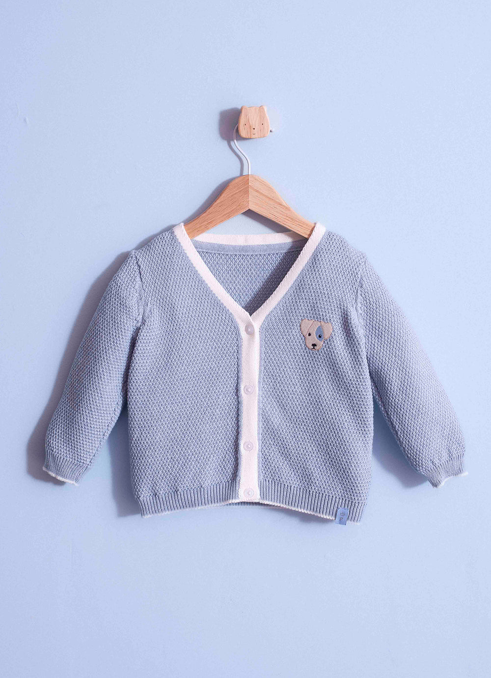 Casaco Tricot Ponto Texturizado For Boys