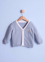 Casaco Tricot Ponto Texturizado For Boys